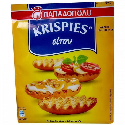 Παπαδοπούλου Krispies Παξιμαδια Σιτου 200gr