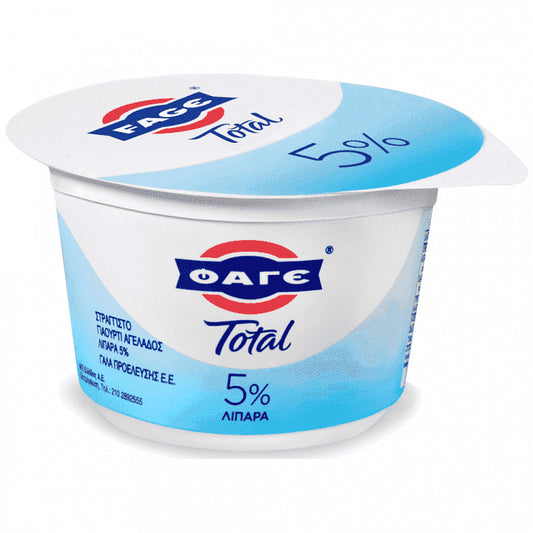 ΦΑΓΕ Total Στραγγιστό Γιαούρτι 5% Λιπαρά 200gr