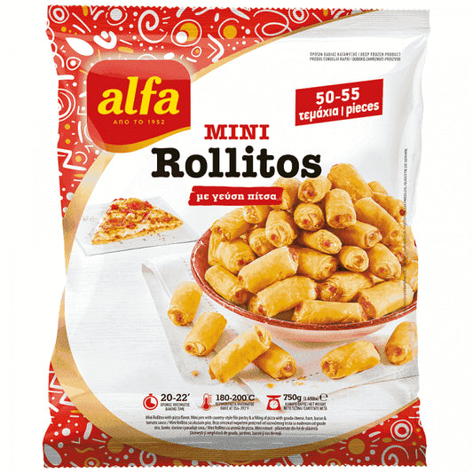 Alfa Mini Rollitos Pizza Κατεψυγμένα 750gr