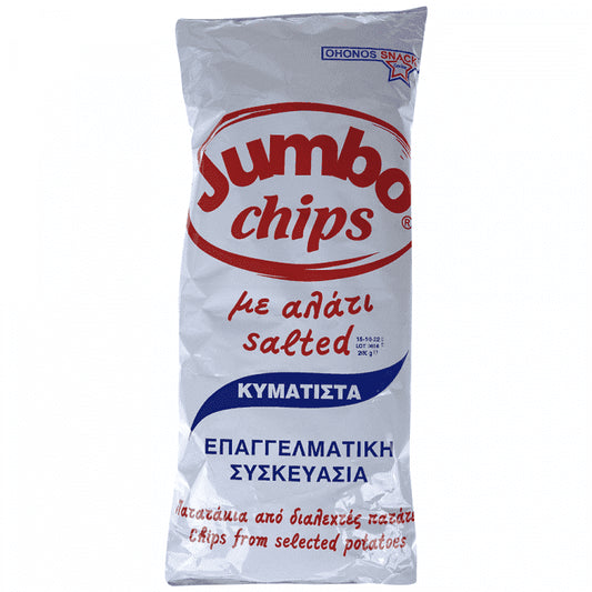 Jumbo Chips Αλάτι Κυματιστά 280gr
