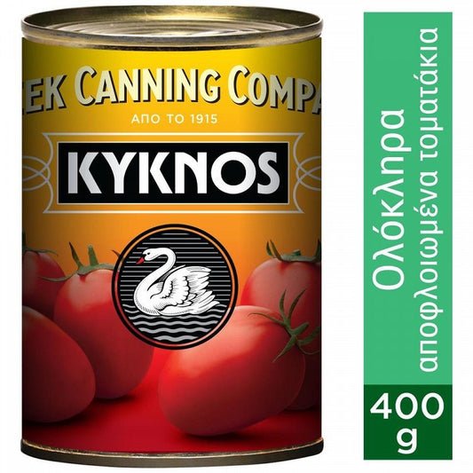 Kyknos Τομάτες Αποφλοιωμένες Ολόκληρες 400gr