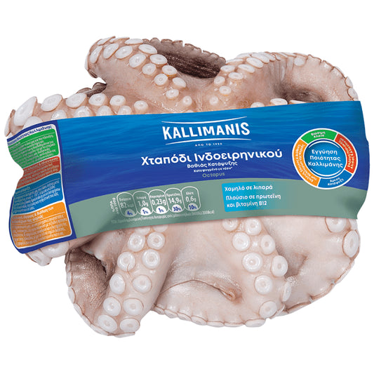 Kallimanis Χταπόδι Ινδοειρηνικού Iqf Κατεψυγμένο Τιμή Κιλού