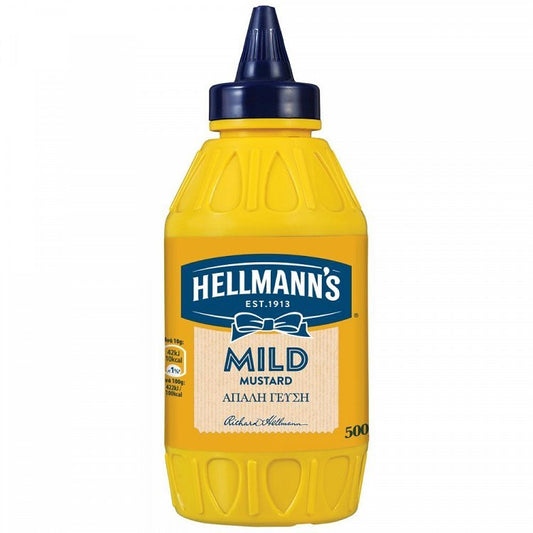 Hellmann's Μουστάρδα Απαλή 500gr