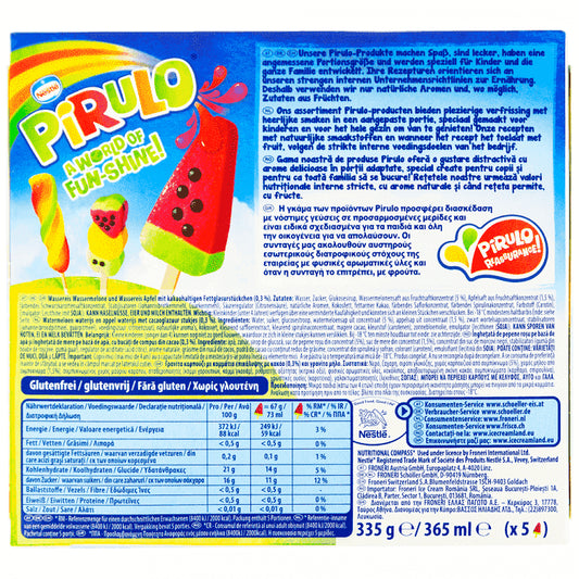 Pirulo Καρπούζι 5τεμ 385gr (365ml)