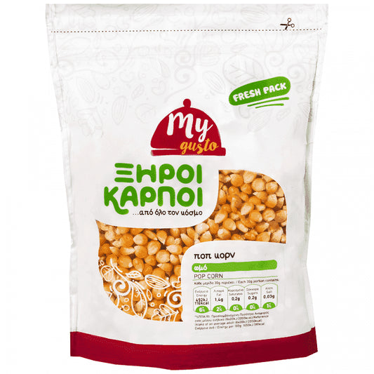 My Gusto Ποπ Κορν Άψητο Εισαγωγής 300gr