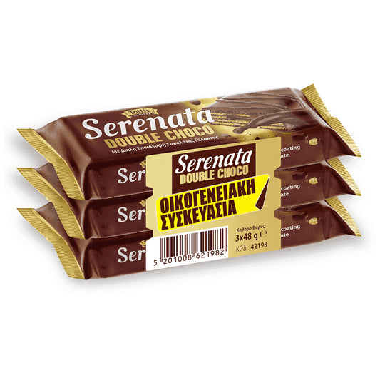 Serenata Double Γκοφρέτα Σοκολάτα Γάλακτος 48gr