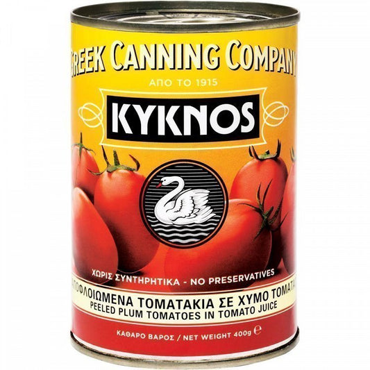 Kyknos Τομάτες Αποφλοιωμένες Ολόκληρες 400gr