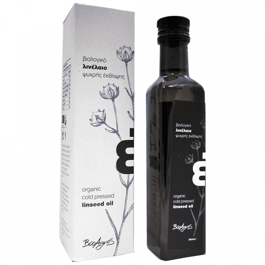 Βιοαγρός Λινέλαιο Ψυχρής Έκθλιψης Bio 250ml