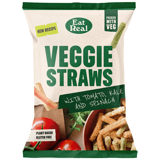 Eat Real Chips Veggie Straws Tomato Kale Spinach 110gr