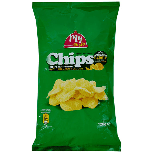 My Gusto Chips Με Ρίγανη 120gr