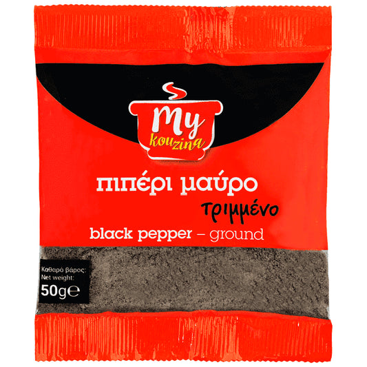 My Kouzina Πιπέρι Μαύρο Τριμμένο Φάκελος 50gr