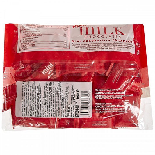 Oscar Σοκολατάκια Γάλακτος Μινι Σακούλα 300gr