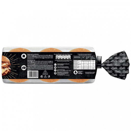 Καραμολέγκος Ψωμάκια Burgers 480gr 6τεμ