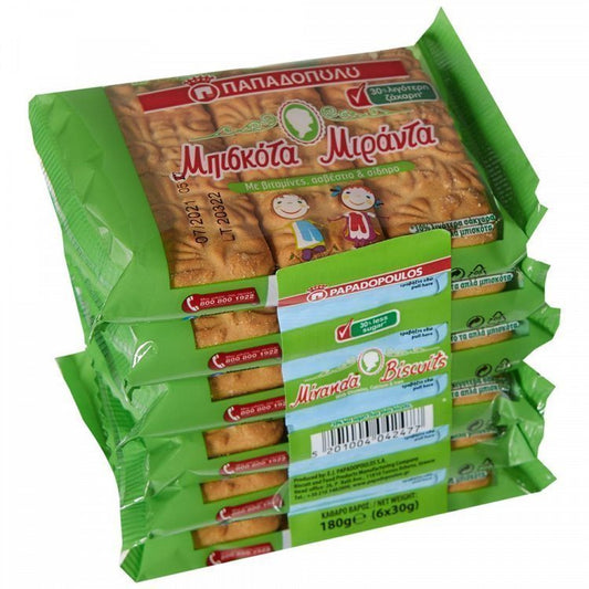 Παπαδοπούλου Μιράντα Με 30% Λιγότερη Ζάχαρη Fresh Packs 30gr