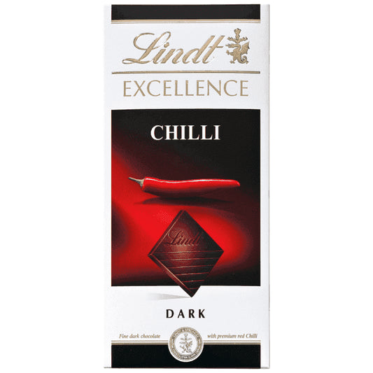 Lindt Excellence Σοκολάτα Chili 100gr