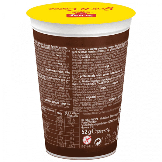 Schar Gris & Ciocc Κριτσίνι Πραλίνα Χωρίς Γλουτένη 52gr