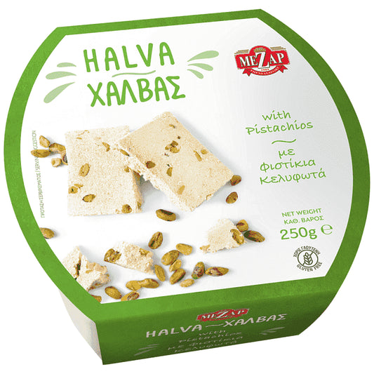 Μεζάρ Χαλβάς Με Φυστίκι Κελυφωτό 250gr