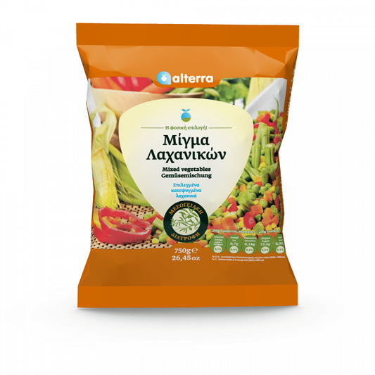 Αλτέρρα Μίγμα Λαχανικών Κατεψυγμένη 750gr