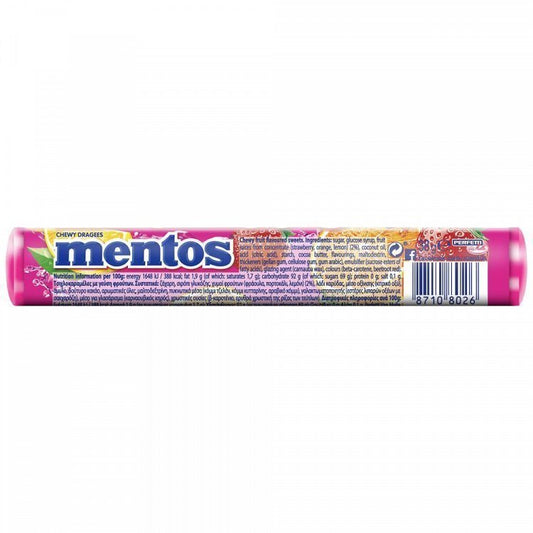 Mentos Καραμέλες Φρούτου 38gr