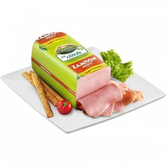 Creta Farms Εν Ελλάδι Ζαμπόν Βραστό 10x10 Εγχώριο Τιμή Κιλού