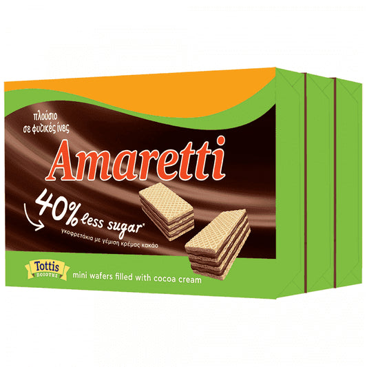 Amaretti Γκοφρέτα Less Sugar 3x68gr