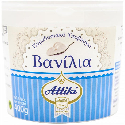 Attiki Βανίλια Πλαστικό Βάζο 400gr