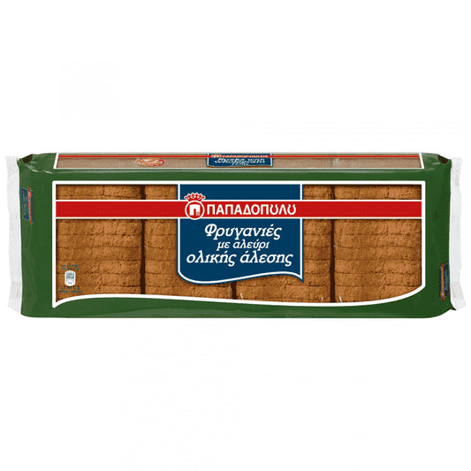 Παπαδοπούλου Φρυγανιά Ολικής Άλεσης 320gr