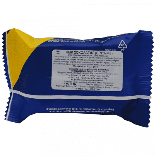 Bezgluten Κέικ Brownie Σοκολάτας Χωρίς Γλουτένη 50gr