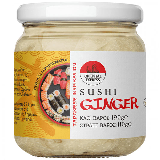 Oriental Express Ginger Για Sushi 190gr