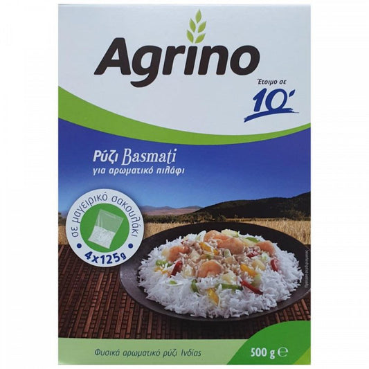 Agrino Ρύζι Basmati 10' Σακουλάκι 500gr