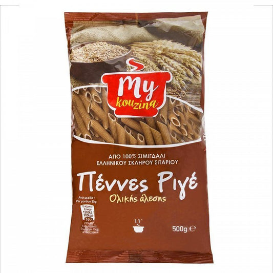 My Kouzina Πέννες Ριγέ Ολικής Άλεσης 500gr