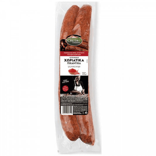 Creta Farms Λουκάνικα Χωριάτικα Πικάντικα 400gr