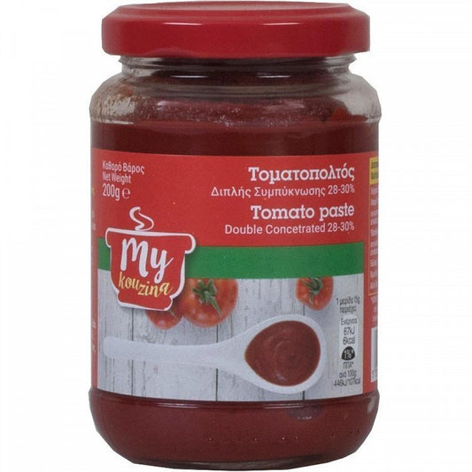 My Kouzina Τοματοπολτός Γυάλινο Βάζο 200gr