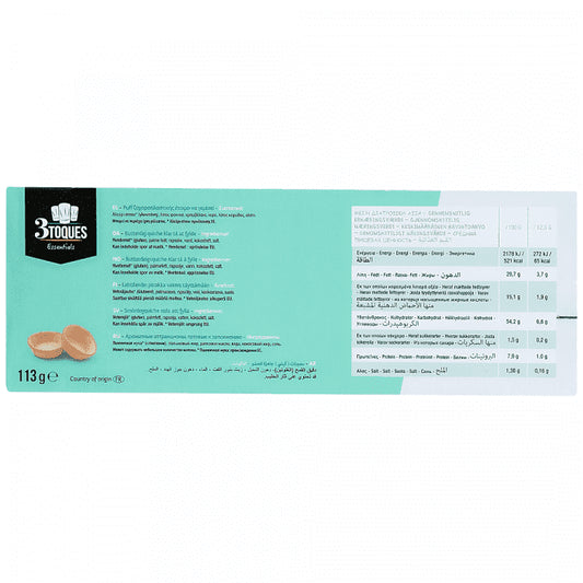 3 Toques Pastry Tartlet-Small Quiches 161gr