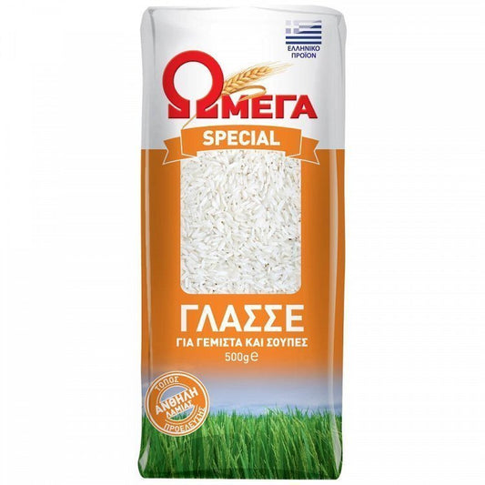 Ωμέγα Special Ρύζι Γλασσέ Εγχώριο 500gr