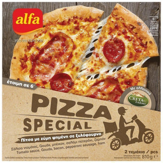 Alfa Πίτσα Special 2τεμ 810gr
