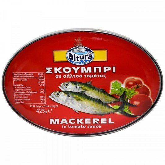 Altura Σκουμπρί σε Σάλτσα Τομάτας 425gr