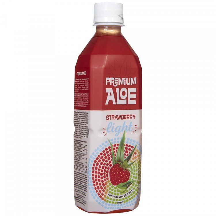 Aloe Vera Φράουλα Light 500ml