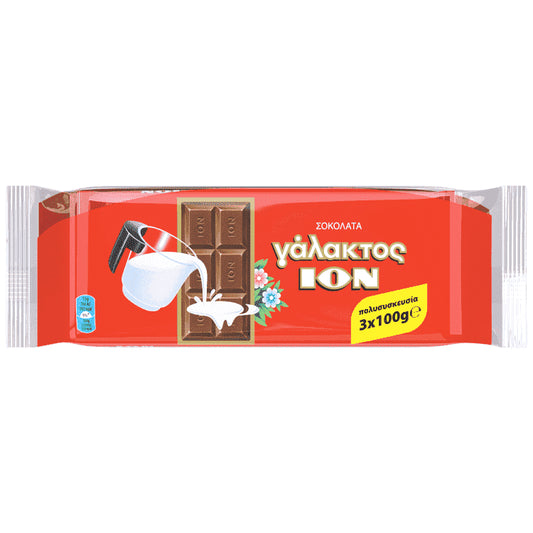 ΙΟΝ Σοκολάτα Γάλακτος 3x100gr