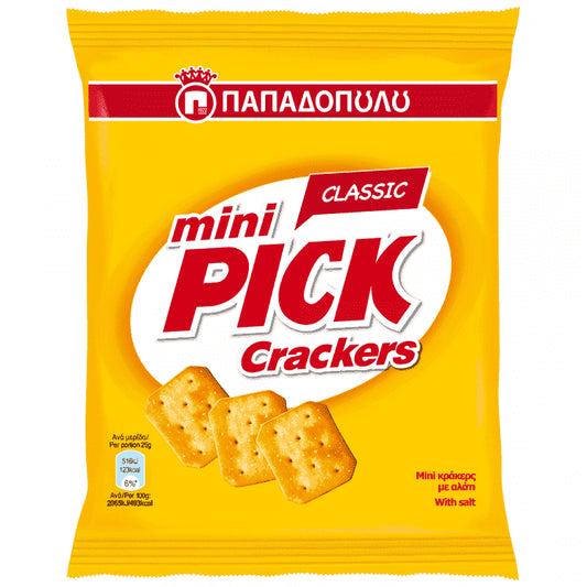 Παπαδοπούλου Mini Pick Crackers Κλασικα 70gr