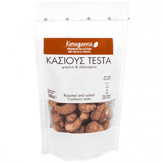 Karagiannis Κάσσιους Testa Ψημένο Αλατισμένο Εκτός ΕΕ 100gr