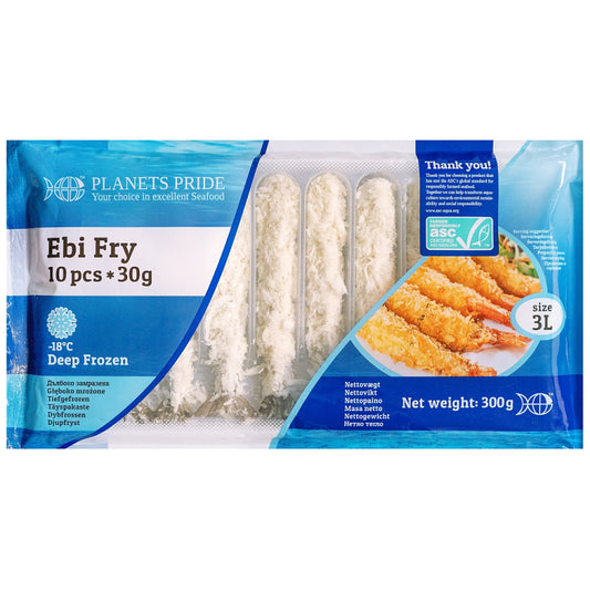 YFF Γαρίδες Ebi Fry Torpedo Κατεψυγμένες 300gr