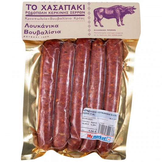 Βουβαλίσια Λουκάνικα Ελληνικά Νωπά